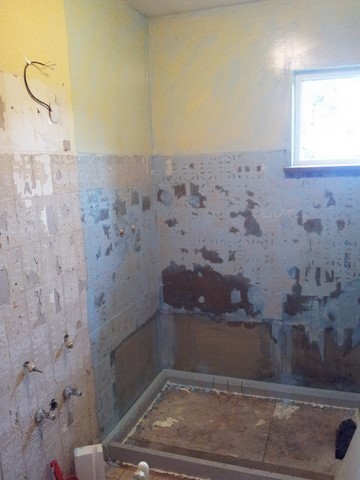Salle de bain avant rénovation